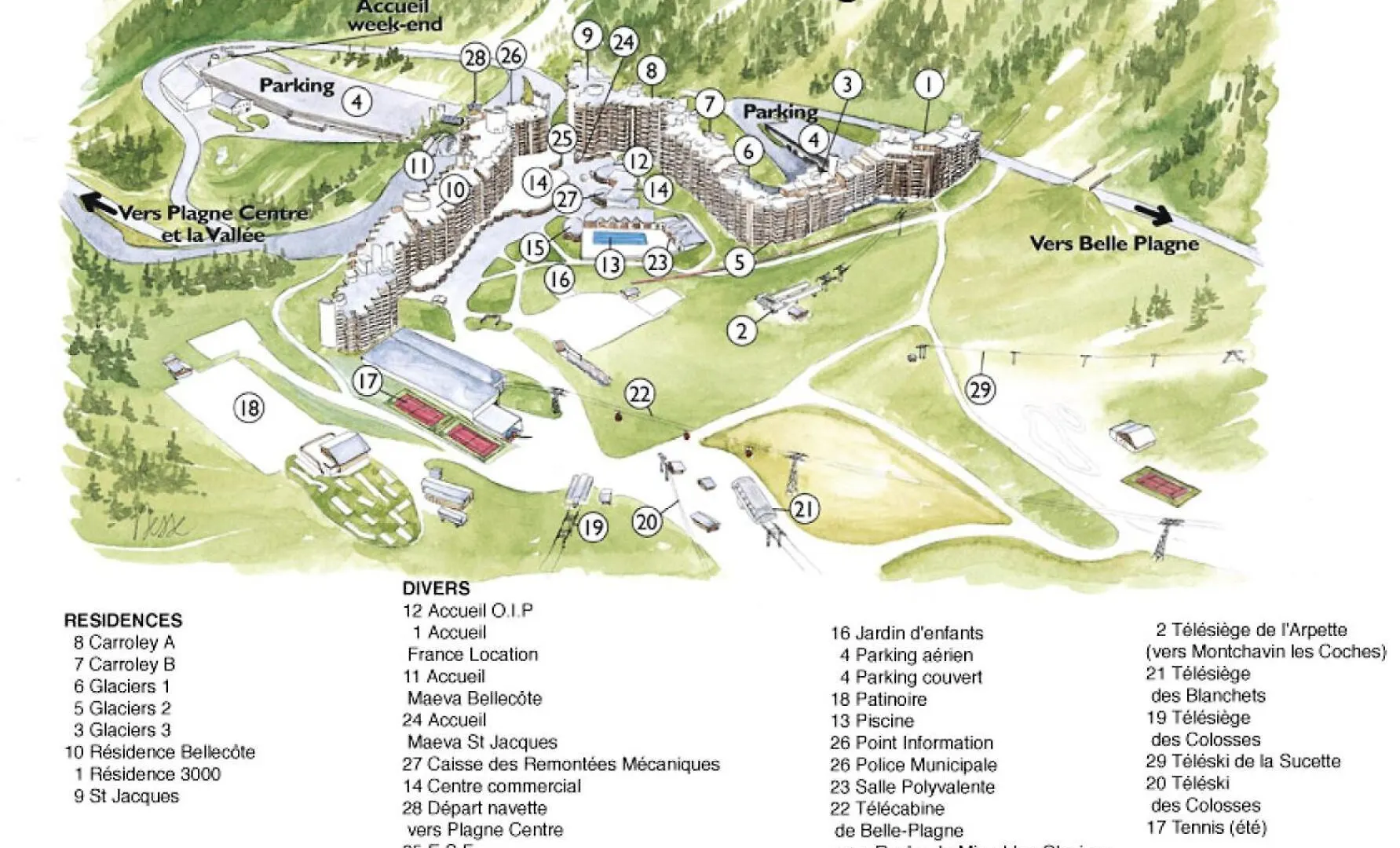 Апартаменты Residence Carroley B - 2 Pieces Pour 5 Personnes 91 Macot-la-Plagne